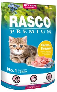 Rasco Premium Kitten kuře s borůvkou 0,4kg