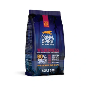 Primal Spirit Dog 60% Wilderness 1kg Iberejské prase a kuře
