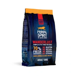Primal Spirit Dog 70% Wanderlust 1kg kuře a ryby