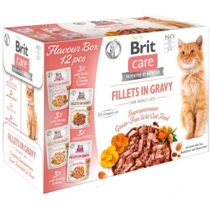 Brit Care Cat Fillets Gravy Flavour box 12x85g