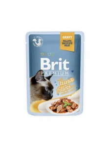 Brit Premium Cat Delicate Fillets 85 g tuňák ve šťávě