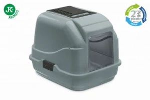 Plastová toaleta Imac Easy Cat 2nd life, 50×40×40 cm, šedá