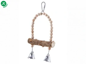 Houpačka natural dřevěná 23cm