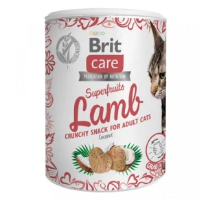 Brit Care Cat Snack Superfruits Lamb 100g