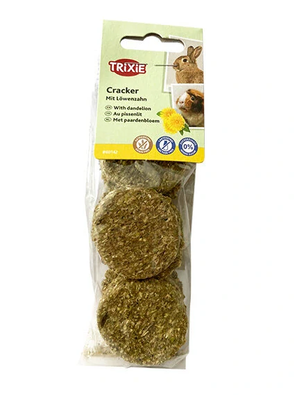 Cracker, sušenky pro hlodavce s pampeliškou, ⌀ 4 cm / 150 g