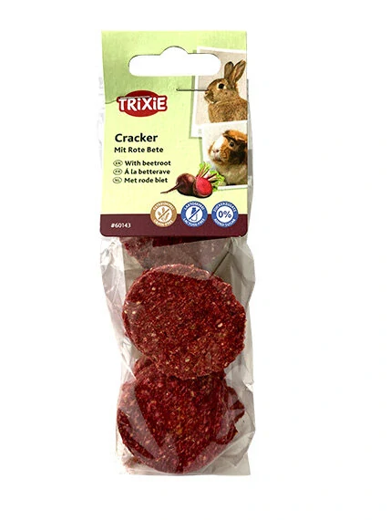 Cracker Sušenky pro hlodavce s červenou řepou 4cm, 150g