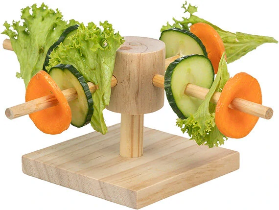 Kolotoč na zeleninu/ovoce 22x8x22cm, dřevo