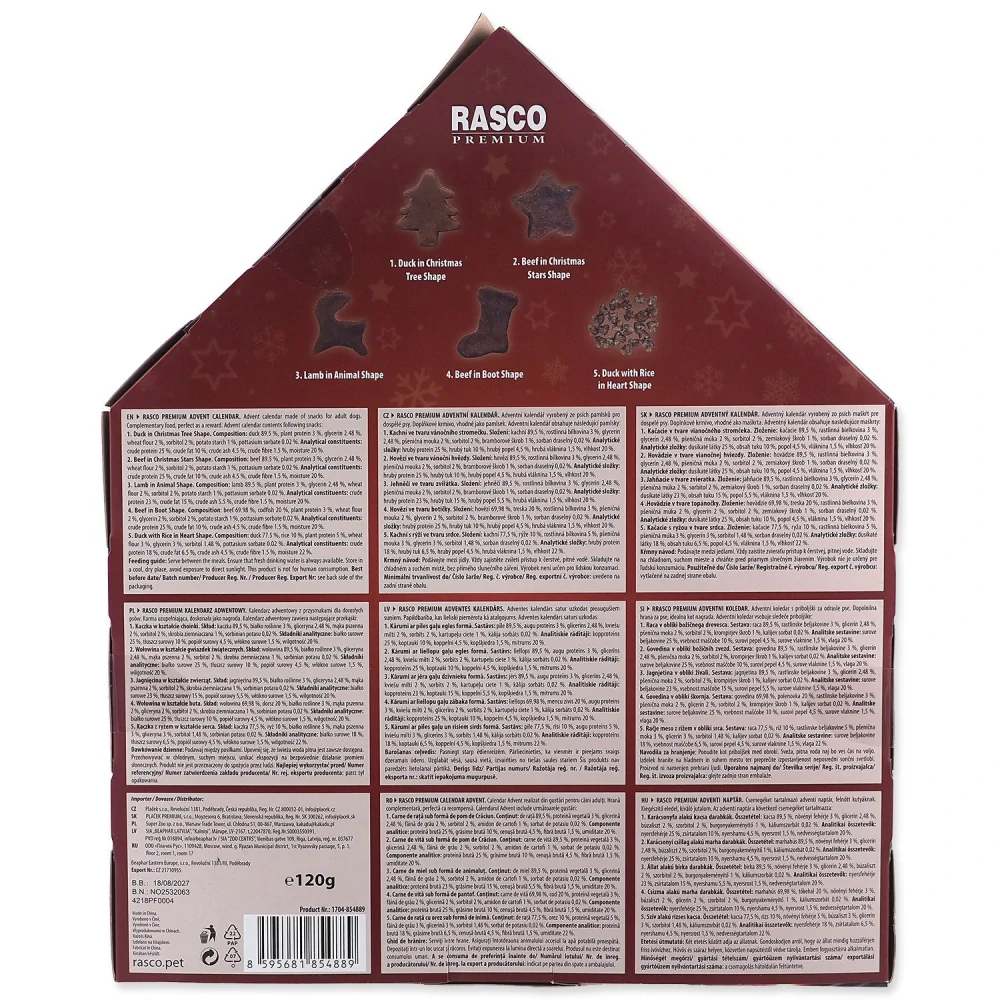 Kalendář Rasco Premium adventní pro psy