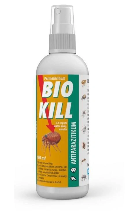 BIO KILL kožní spray 100 ml 2,5mg/ml mech. rozprašovač